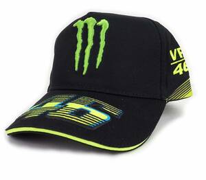 VR46 MONSTER ENERGY モンスターエナジー 2015モデルバイザー 46刺繍 ドライバーキャップ [並行輸入品]