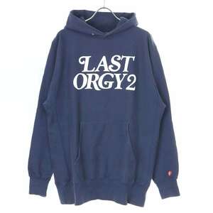 HUMAN MADE×UNDER COVER ヒューマンメイド アンダーカバー LAST ORGY 2 GDC PIZZA HOODIE パーカー ネイビー XL ITEMOQ4USXH0