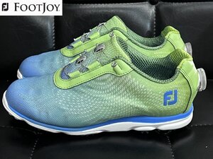 洗い済 フットジョイ レディース ゴルフシューズ emPOWER boa 24cm スパイクレス FOOTJOY 98007J ボア