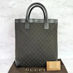 グッチ GUCCI トートバッグ GGキャンバス レザー