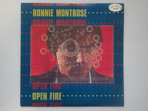 ★【見本盤 国内盤 白ラベル LP】ロニー・モントローズ/未来への天授/OPEN FIRE/RONNIE MONTROSE★盤面きれい！