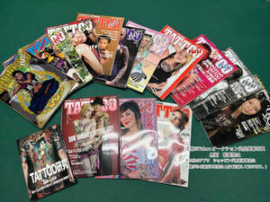 中古絶版　TATOO BURST VOL.24～37　TATOO研究　TATOO FASHION VOL.3～5　TATOO TRIBAL VOL.17-19 TATOO LIFE STYLE VOL.2-4