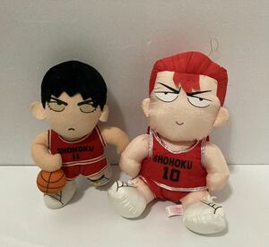 ぬいぐるみ　スラムダンク　SLAMDUNK　流川楓　桜木花道　セット　タフタ生地　グッズ