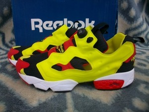 REEBOK INSTA PUMP FURY 30cm US12 黄黒赤 極美品？ リーボック インスタ ポンプ フューリー