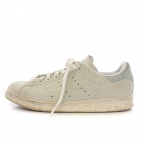 アディダスオリジナルス adidas originals STAN SMITH スタンスミス スニーカー ローカット シューズ US7 24cm グレージュ 白 水色 BZ0390