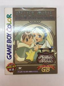 ●起動確認済み● マリーのアトリエGB 任天堂 GB用ソフト 箱付き 