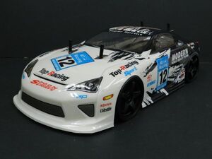 ☆Li-ionバッテリー☆ 2.4GHz 1/10 ドリフトラジコンカー Lexus レクサス LFA タイプ【ターボ機能付き・塗装済み完成品・フルセット】