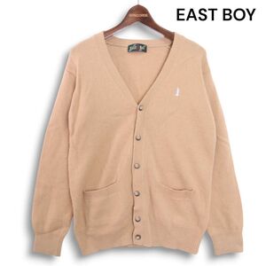 EAST BOY イーストボーイ 秋冬 刺繍♪ ウール スクール ニット カーディガン Sz.11　レディース 女子 学生 通学 　K4T02286_C#N