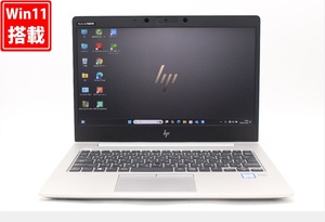 良品 フルHD 13.3型 HP ELITEBOOK 830G6 Windows11 八世代 i7-8565u 16GB NVMe 512GB-SSD カメラ 無線Wi-Fi6 Office付 管:1200w