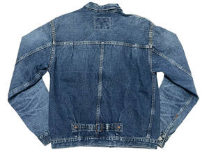 36 WAREHOUSE ウエアハウス 2ND-HAND セコハン 2001 T BACK STYLE DENIM JACKET デニム ジャケット 1st Gジャン Tバック セパレート