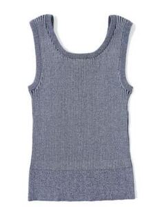 MY___　RIB TANK TOP 1LDK マイ　リブタンク　グレー　size F 1LDK