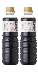 送料無料　鹿児島の甘い醤油　サクラカネヨ 極甘醤油　500ml 2本組　 c