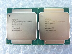 1NUN // 2個セット(同ロット) Xeon E5-2690 V3 2.6GHz SR1XN Haswell-EP M1 Socket2011-3(LGA) // HITACHI GGAGC0B3-TNNN54X(520H B3 )取外