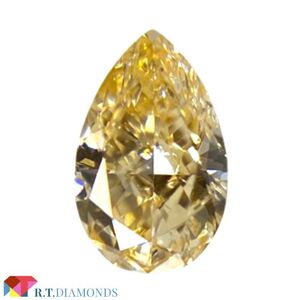 FANCY INTENSE YELLOW ORANGE 0.183ct PS/RT1189/CGL