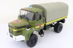 ixo BERLIET L64 SECURITE CIVIL ベルリエ 幌トラック 難有 1/43 イクレ 