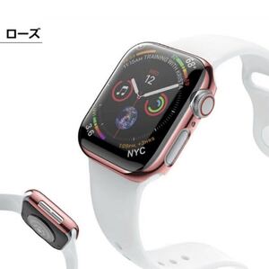 Apple Watch カバー　ローズ　44mm ハードケース