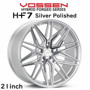 VOSSEN HF7 21インチ ホイール BMW G10 5シリーズ 21inch 9.0J 10.5J 1台分 グロスブラック シルバーポリッシュ フローフォーミング 鋳造