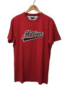TOMMY HILFIGER◆Tシャツ/L/コットン/RED