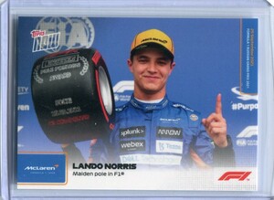 2021 Topps Now Formula 1 F1 058 Lando Norris ノリス