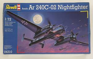 送料660円〜 希少 未組立品 Revell レベル 1/72 アラド Ar 240c-02 Night fighter ナイトファイター ドイツ空軍 夜間戦闘機 プラモデル