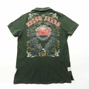 EVISU エヴィス ポロシャツ プリント size L #19241 送料360円 アメカジ 半袖 エビス 戎