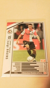 ☆WCCF2008-2009☆08-09☆182☆白☆ルイジ・ブラインス☆フェイエノールト☆Luigi Bruins☆Feyenoord☆