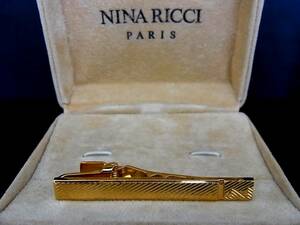 ◎№4576◎■良品■ニナリッチ【NINA RICCI】【ゴールド】■ネクタイピン♪