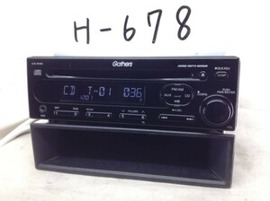 H-678　ホンダ純正 Gathers フィット　等 KENWOOD CX154C 08A02-4T0-100　即決　保障付