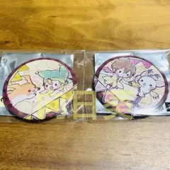 デジモンアドベンチャー グラフアート 缶バッジ タケル＆ヒカリ サーカス