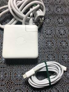 Macbook Air Macbook用 Retina Apple 純正 87w USB-C Powerアダプター　A1719