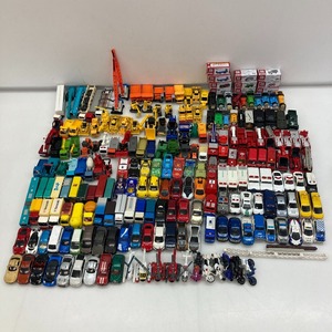 05w08140★1円~【ミニカーセット】TOMICA トミカ ショベルカー トラック ブルドーザー クレーン車 ダンプカー パトカー 消防車 ジャンク品