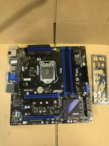 ★中古品 BIOS確認ASUS H97M-G43 LGA1150マザーボード IOパネル付属★