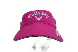 Callaway(キャロウェイ) サンバイザー ピンク レディース ゴルフ用品 2406-0066 中古