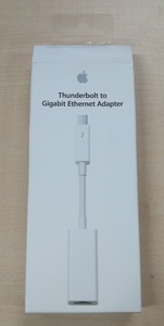 ●Apple Thunderbolt to Gigabit Ethernet Adapter 未使用 開封のみ●アダプタA1433