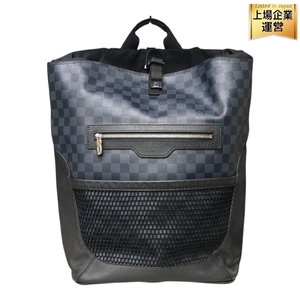 ルイヴィトン LOUIS VUITTON マッチポイント バックパック N40009 2018年 ダミエ・コバルト キャンバス メンズ 中古 美品 T9600424