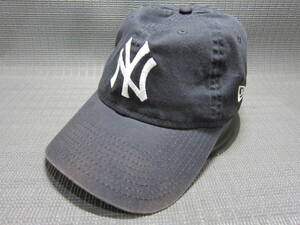 NEW ERA ニューエラ × NY ニューヨークヤンキース　9TWENTY　キャップ　帽子　黒　57～59cm程　S2411B