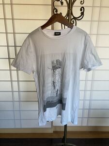 新古品　美品　55DSL 半袖Tシャツ　白　ホワイト　M ディーゼル