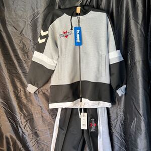 hummel HM-0819S サイズS-M 上下セット セットアップ ジャージ 新品未使用　ヴィンテージ