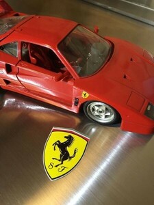 フェラーリ Ferrari オフィシャル ステッカー 正規品 シールド S 正規品 アメリカン雑貨