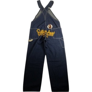 A BATHING APE ア ベイシング エイプ DENIM OVERALL デニムオーバーオール インディゴ Size 【L】 【中古品-良い】 20807267