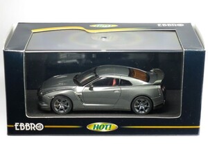 1/43 日産 GT-R R35 ブラックエディション 2007 ダークメタルグレー (44102)