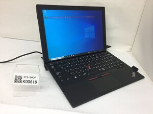 ジャンク/Lenovo 20JCA006JP ThinkPad X1 Tablet Gen 2/Core i5 7Y57 1.20GHz/256GB/8GB/12インチ/Windows10 Pro/高解像度/第7世代/AC欠品