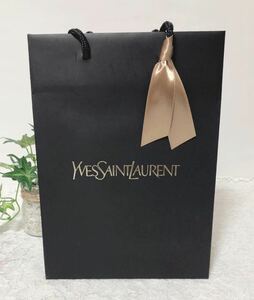 イヴ・サンローラン YSL「YVE SAINTLAURENT」ショッパー (2423) 紙袋 ショップ袋 ブランド紙袋 小物箱サイズ 折らずに配送