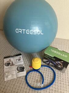 arteesol EXERCISE BALL ブルー バランスボール 