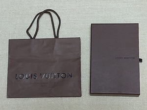 LOUIS VUITTON ルイヴィトン 空箱　空き箱　紙袋　2点