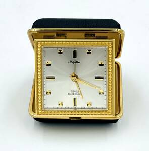 【動作品】Rhythm リズム時計 トラベルクロック 2 JEWELS ALARM CLOCK