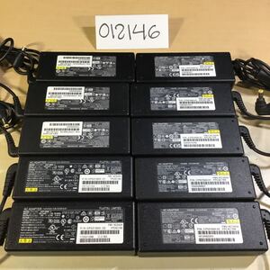 【送料無料】(012146E) 10個セット　Fujitsu AC Adapter FMV-AC343A 19V4.74A 純正品　ACアダプター　メガネケーブル付 中古品