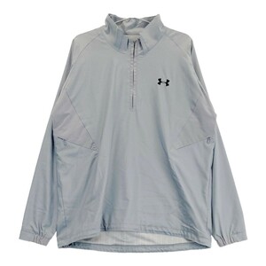 UNDER ARMOUR アンダーアーマー MGF3244 ハーフジップ 蓄熱 長袖ブルゾン グレー系 LG [240101199779] ゴルフウェア メンズ