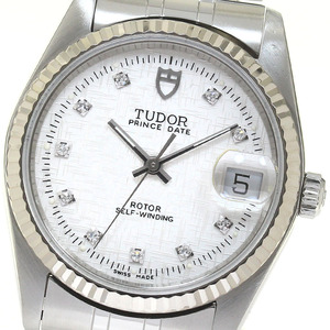 チュードル TUDOR 74034 プリンス デイト WGベゼル 10P cal.2824-2 自動巻き メンズ 良品 _816513