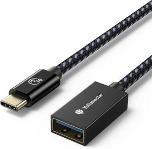 Cオス-Aメス 1m Yottamaster USB Type-C 変換ケーブル（1m）OTGケーブル USB3.1 Gen2 タ